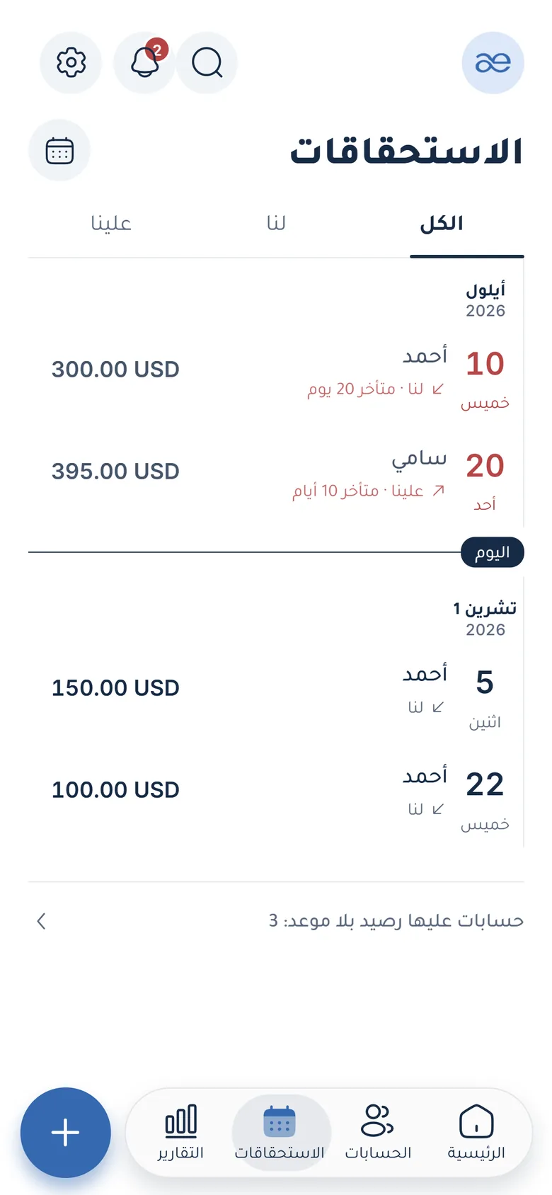 المتأخر أول شي