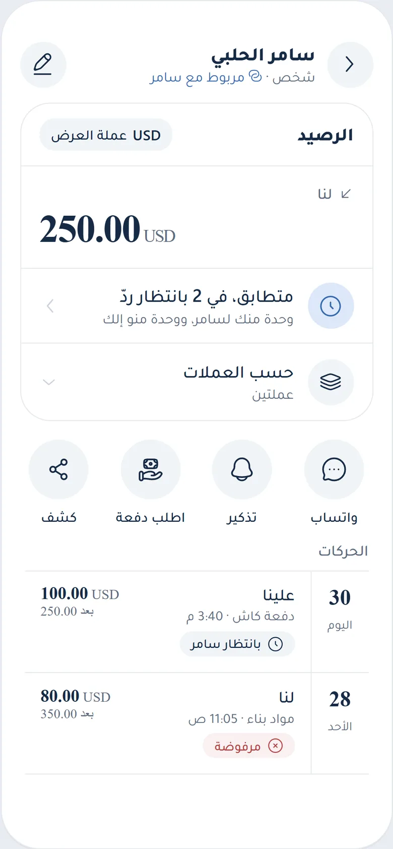 نفس الرقم عندك وعندو